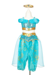 Amira Pants And Top Set (turquoise) - Role-play For Children - (2 Sizes)