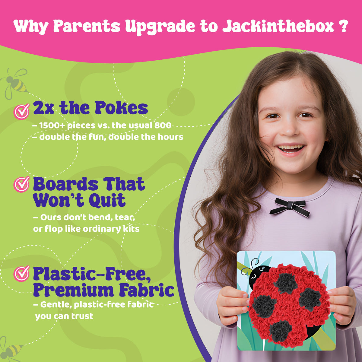 JackInTheBox Poke Poke Art - Bugs & Bees