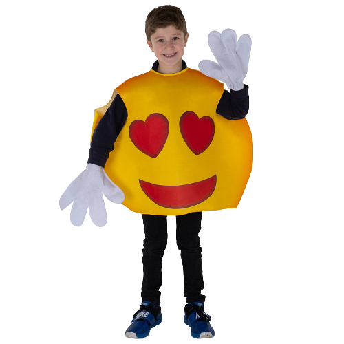 Emoji Hearts Smiley Costume - Kids