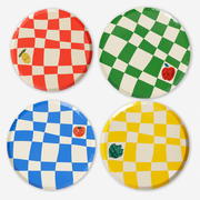 Little Chef Checkered Paper Plates (x 12)