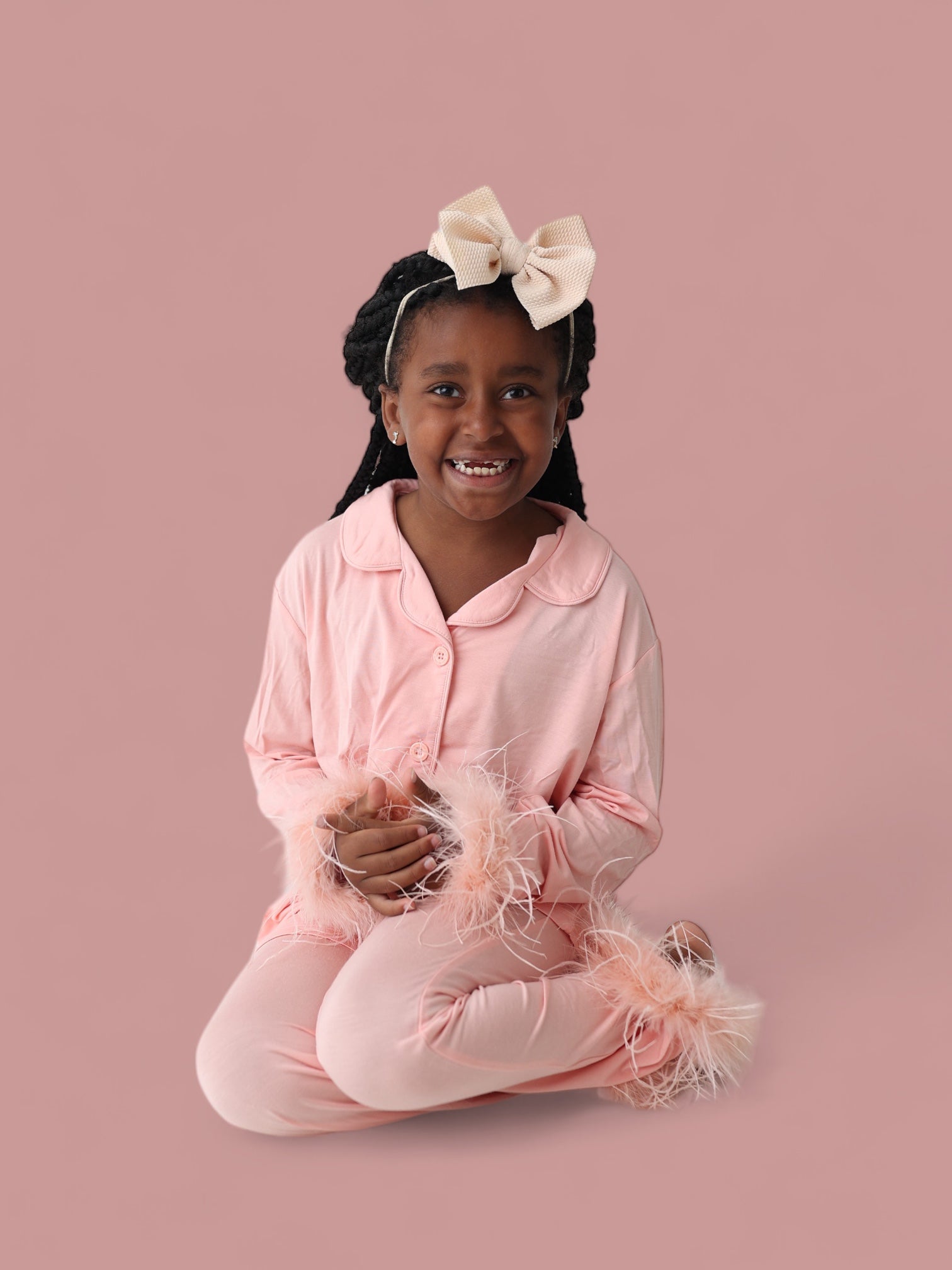 Coral Girl’s Flare Feathered Dream Set