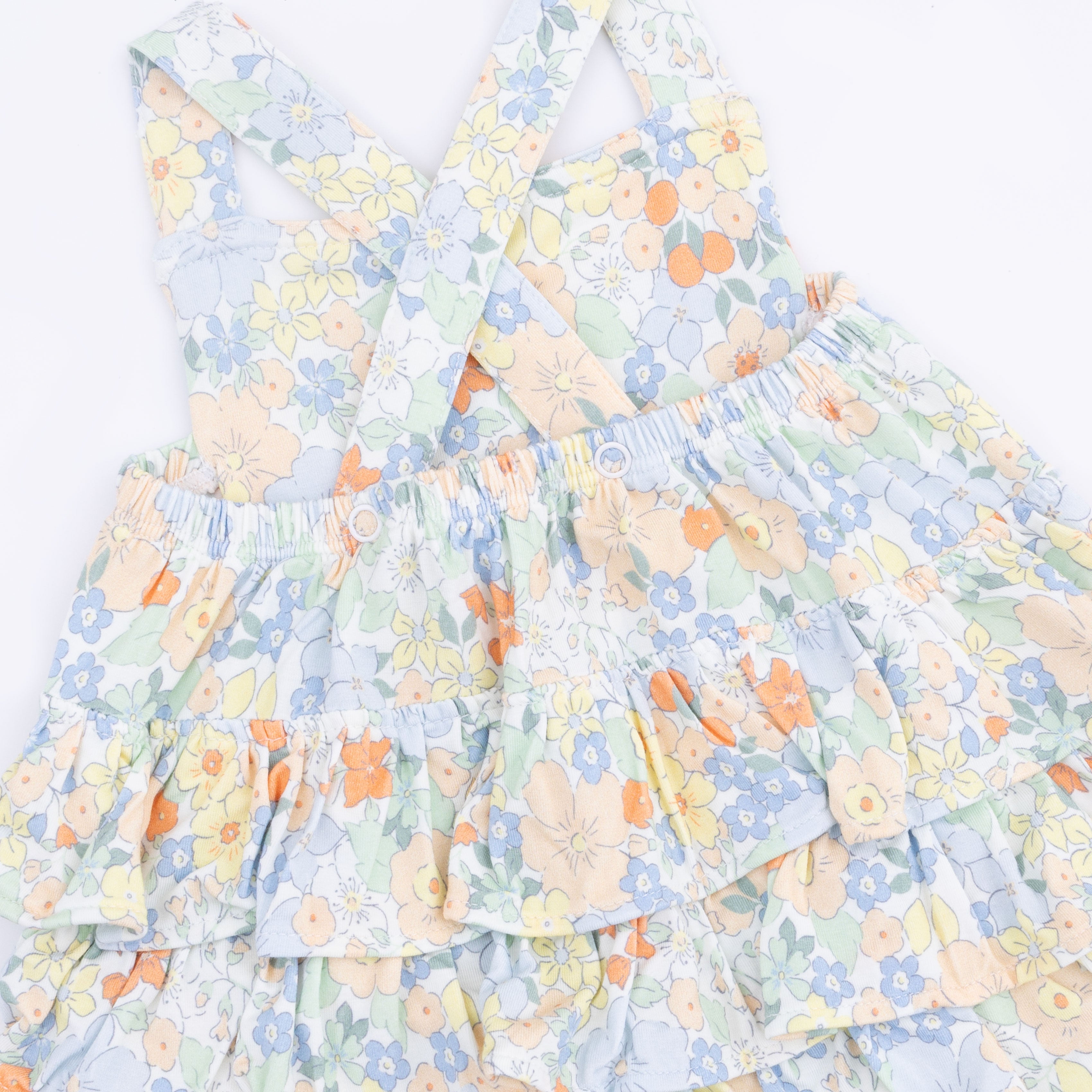 Georgia Floral - Ruffle Sunsuit