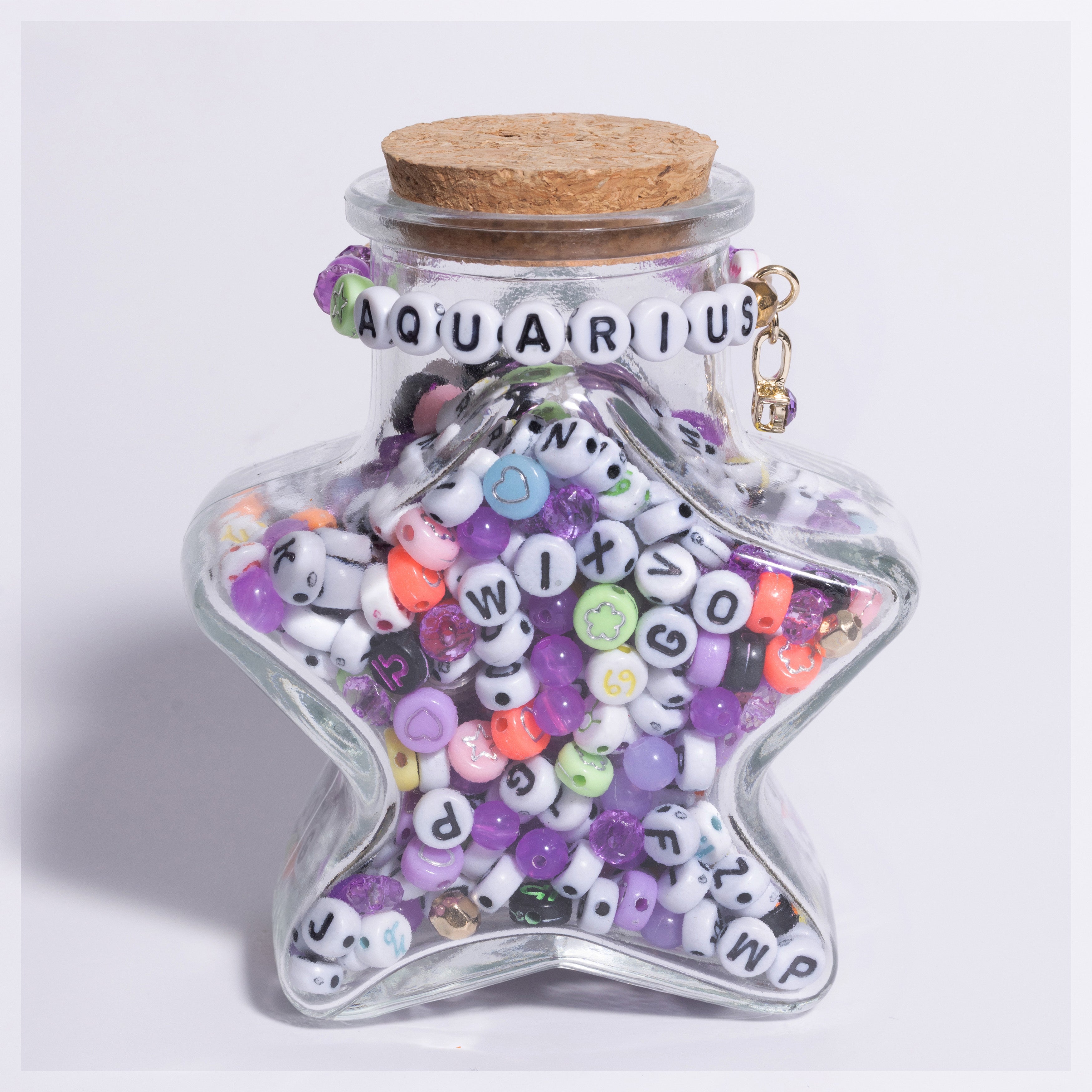 Aquarius Zodiac Sign Star Diy Bead Kit