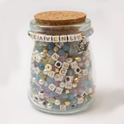 Heavenly Pastel Bead Jar