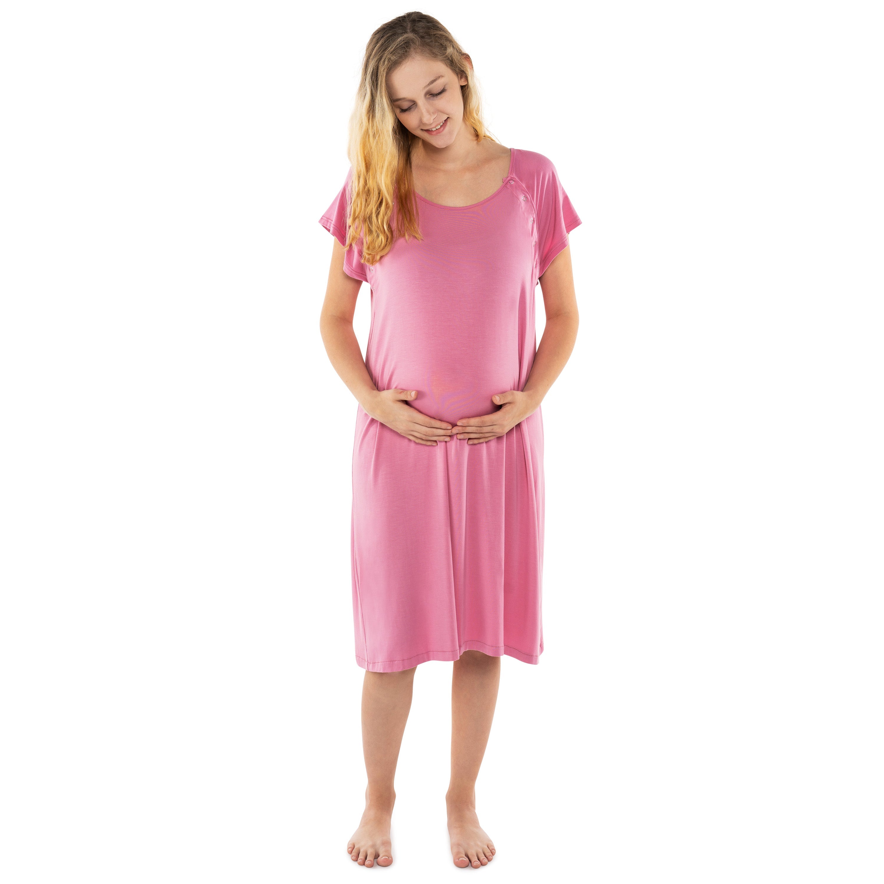 Rose Mommy Labor And Delivery Nursing Hoospital Gown
