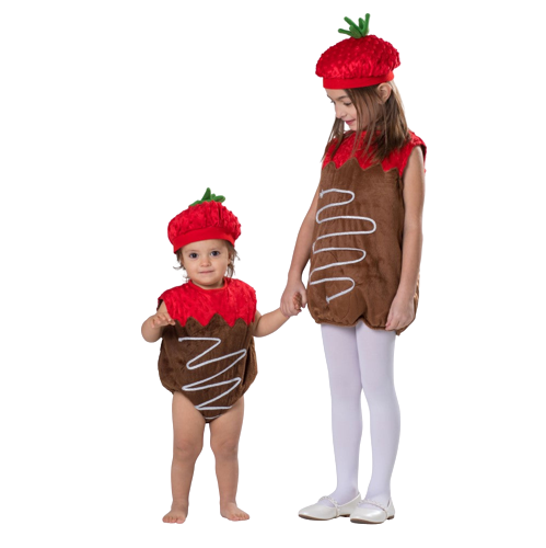 Chocolate Dipped Strawberry Costume - Kids & Babies