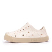 Toddler Perforated Slip On Water Sneakers in Cream - Curbside