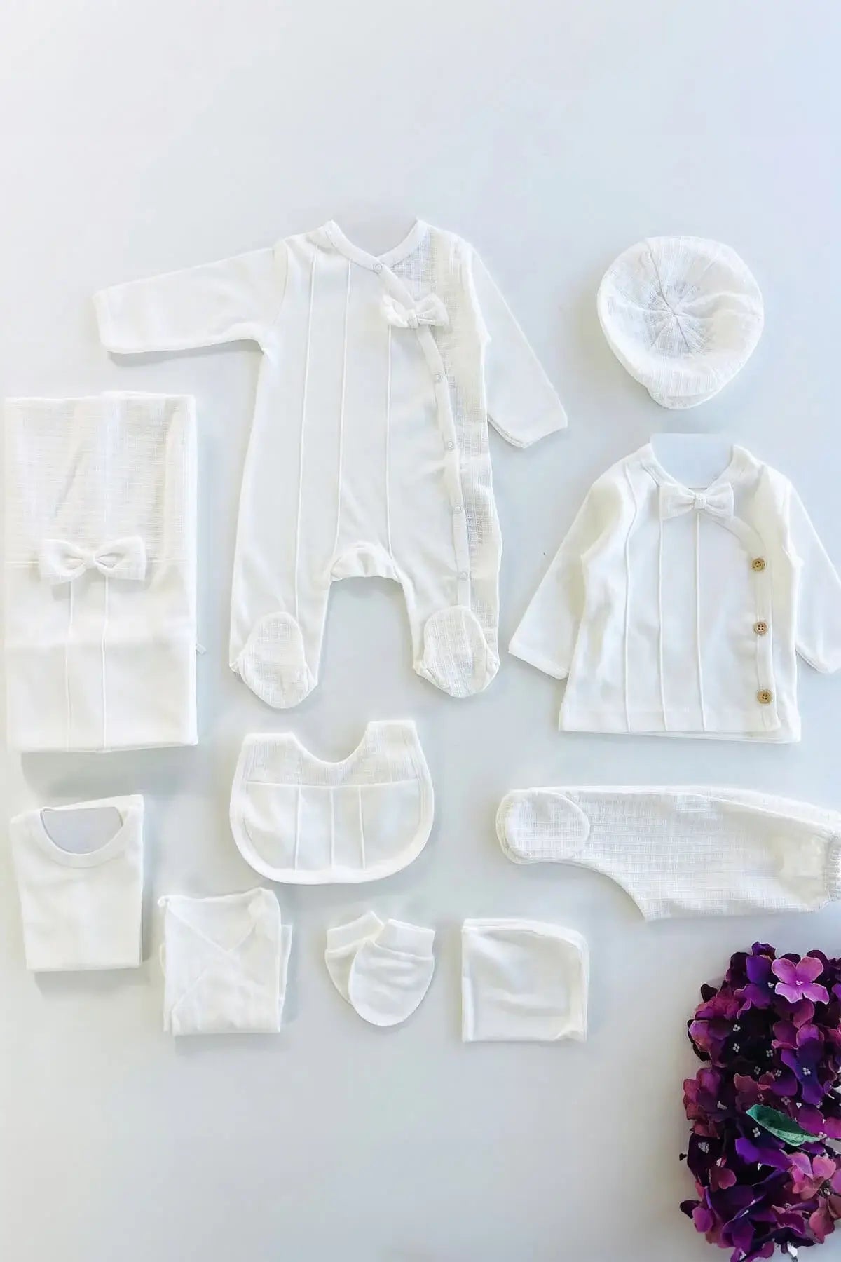 George Newborn Baby Boy Coming Home Outfit Set (10 Pcs)