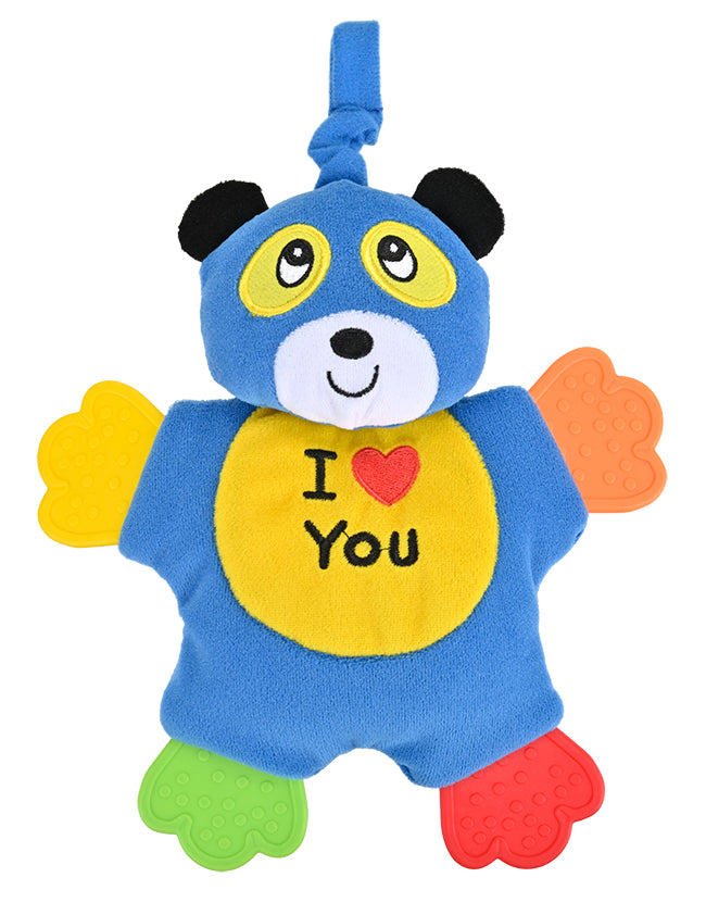 Squeaker Bear Plush Infant Sensory Toy