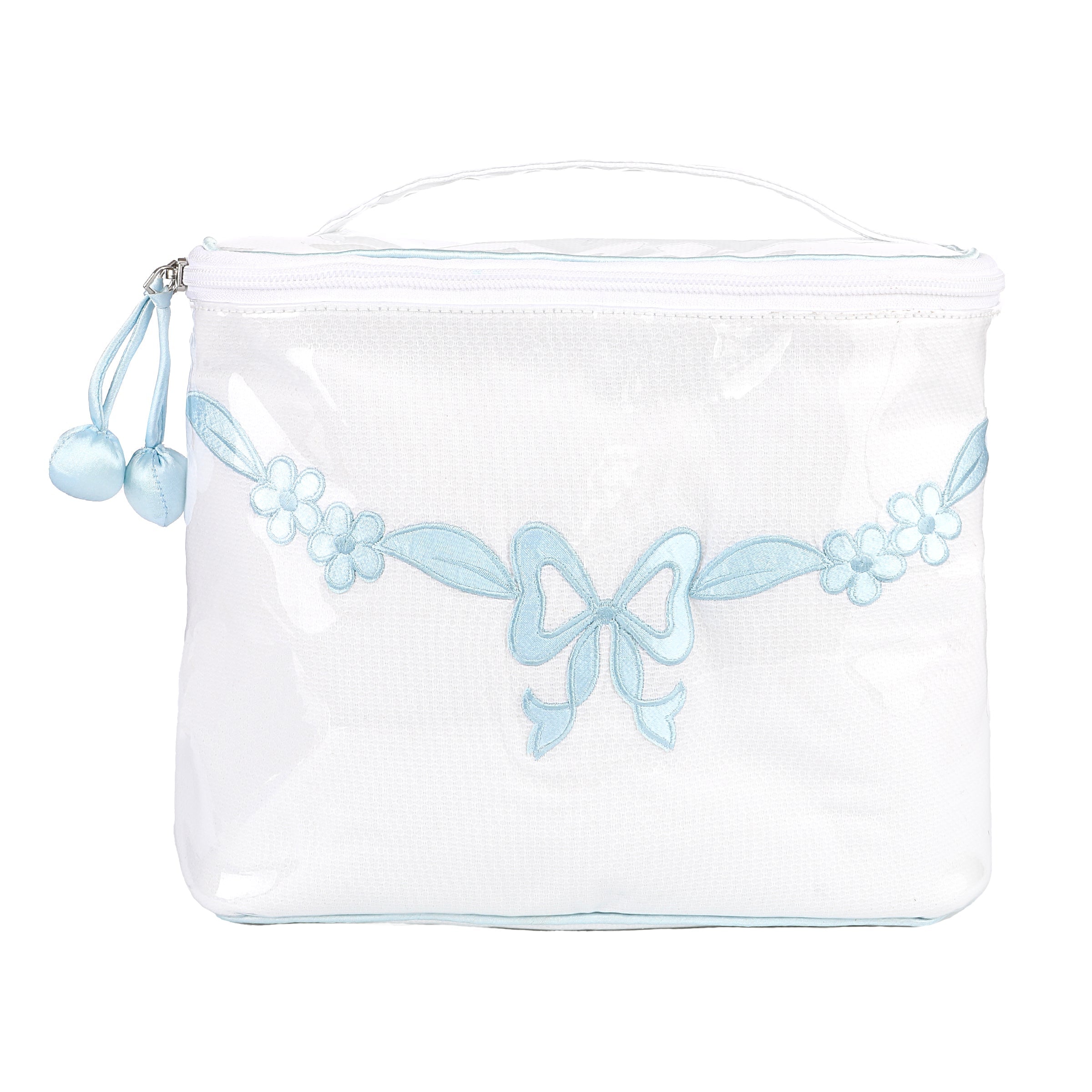 Floral Bow Train Case