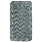 Allen Black & White Hand Braided Cotton Rug