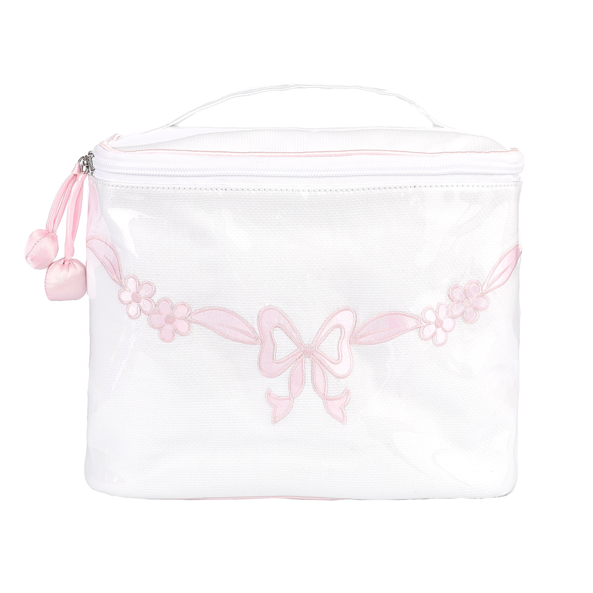 Floral Bow Train Case