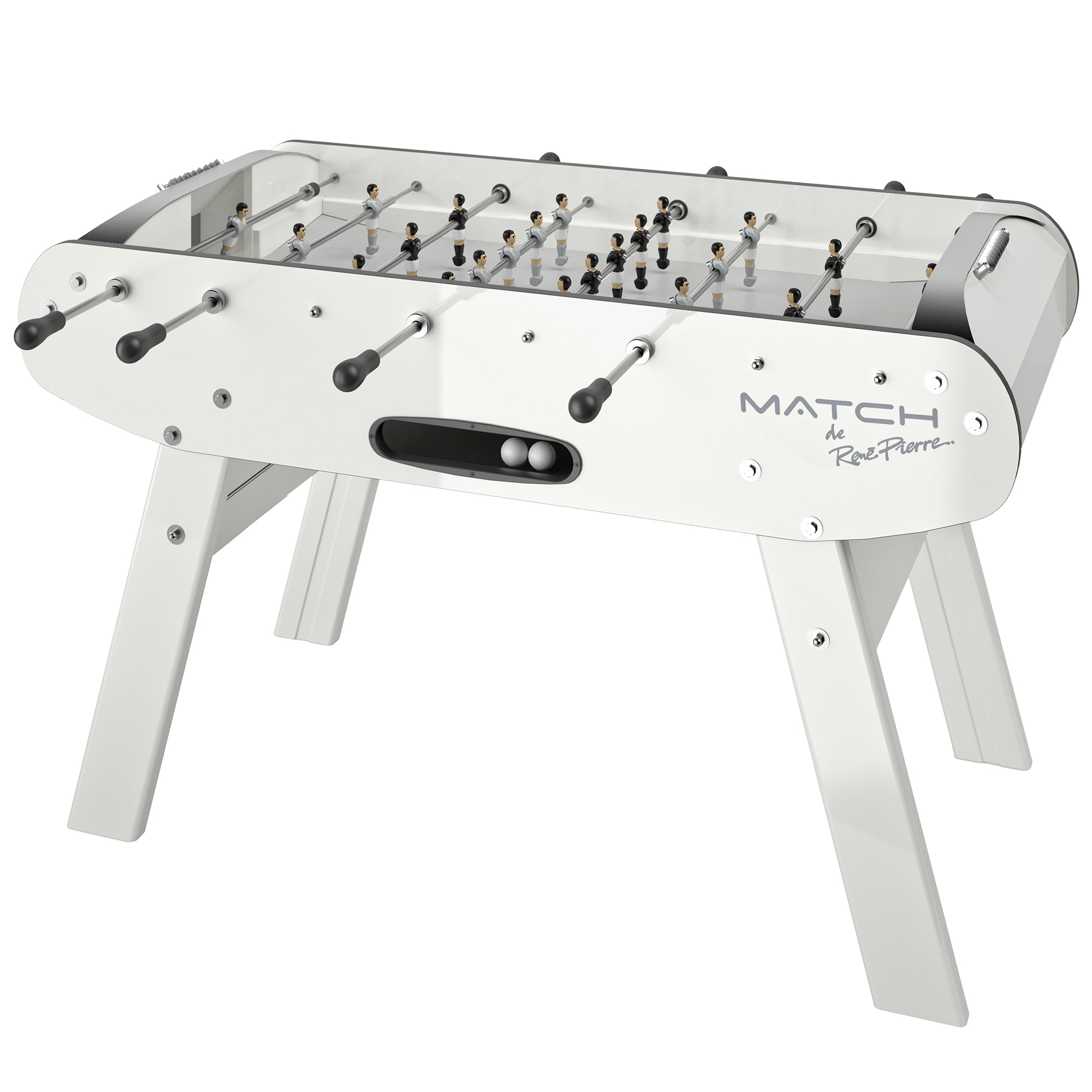 René Pierre Match Blanc Indoor Foosball Table