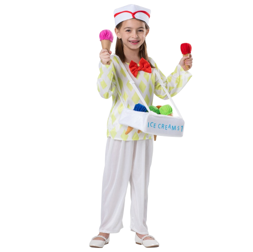 Ice Cream Vendor Costume - Kids