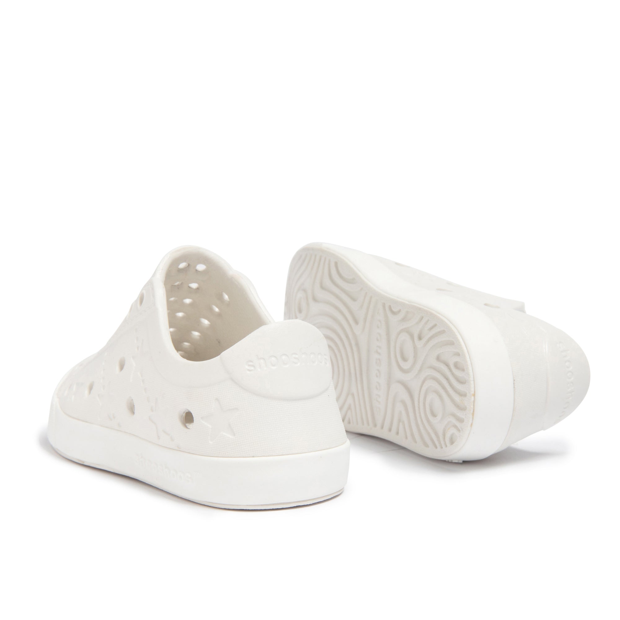 Toddler Perforated Slip On Water Sneakers in White - Harbor