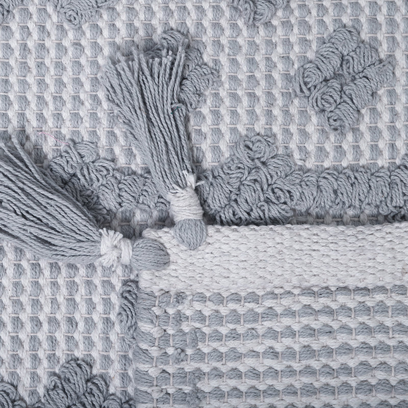 Blonder Grey Hand Woven Children's Rug