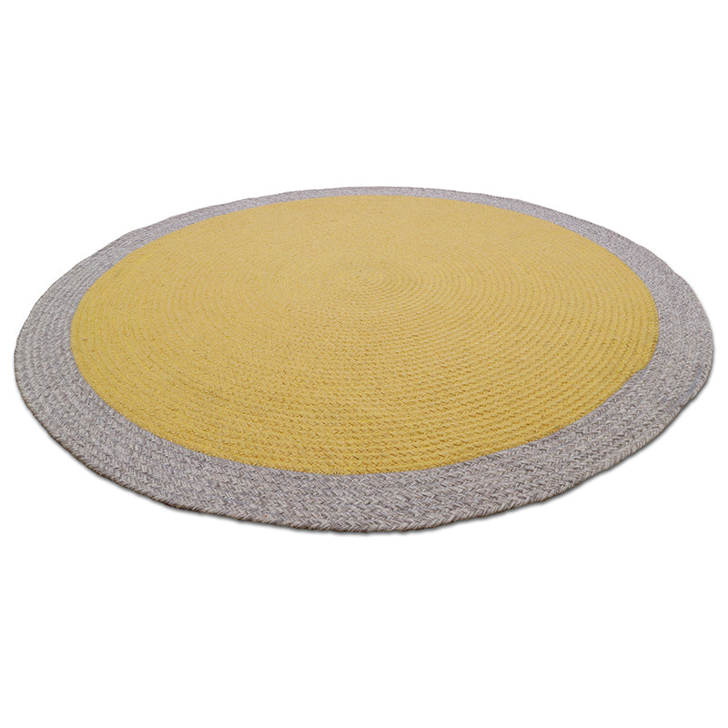 Nolan Tumeric Children's Rug In Braided Wool