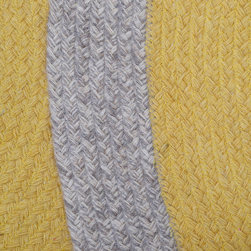 Nolan Tumeric Children's Rug In Braided Wool