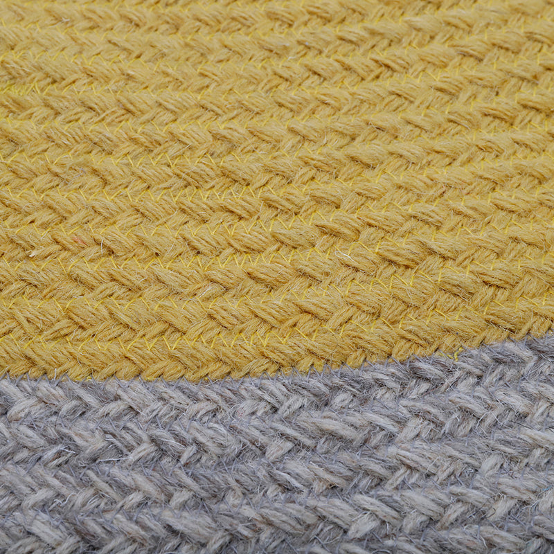 Nolan Tumeric Children's Rug In Braided Wool