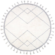 Côme Natural Grey Round Children's Rug