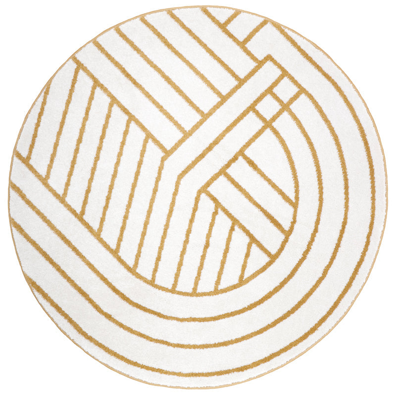 Luisa S Geometric Round Rug