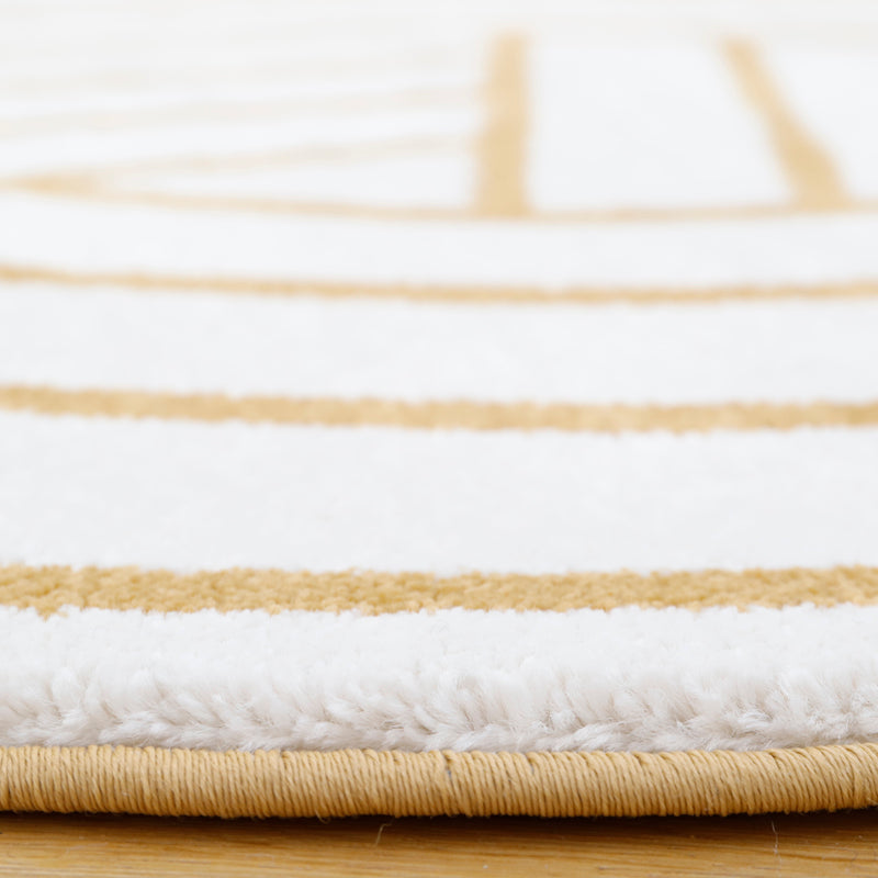 Luisa S Geometric Round Rug