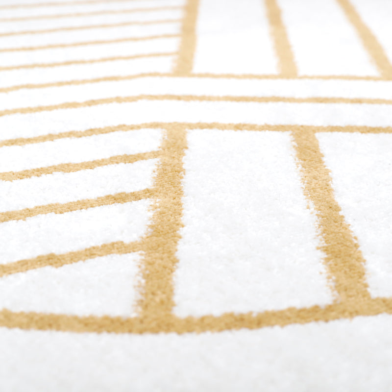 Luisa S Geometric Round Rug