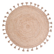 Else Jute Rug With Pompoms