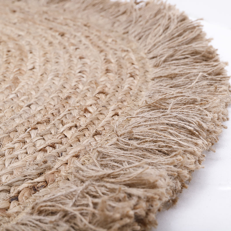 Terra Jute With Fringes