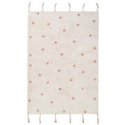 Nümi Pink Nude Children's Rug With Dots