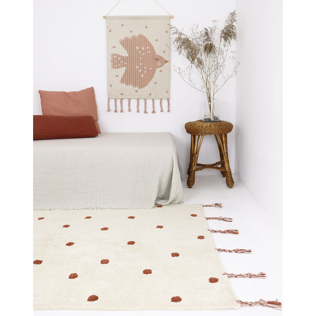 Nümi Amber Children's Rug With Dots