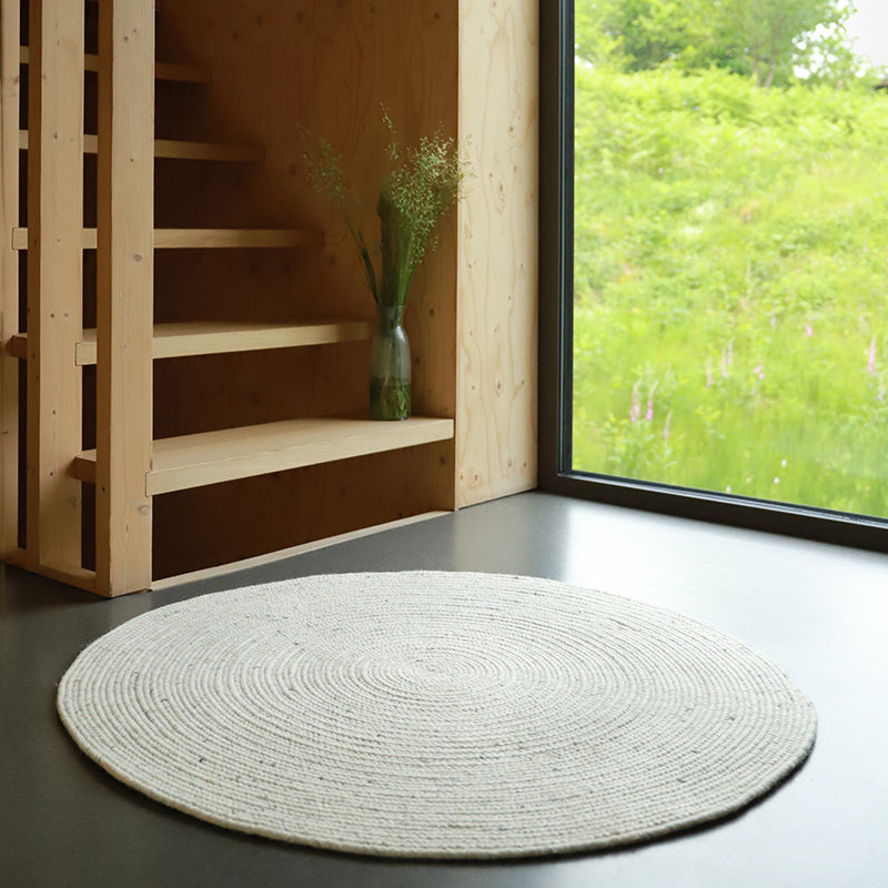 Neethu Natural S Felted Wool Rug