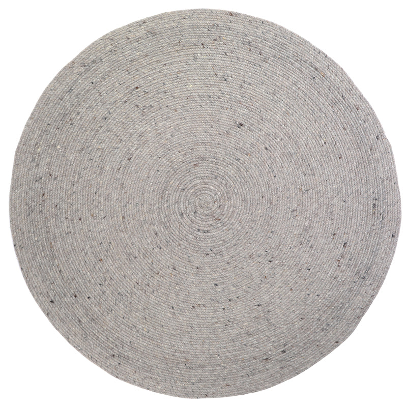 Neethu Grey M Felted Wool Rug