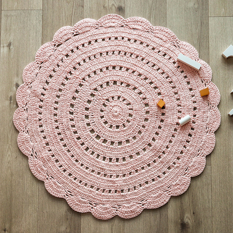 Alma Nude Hand Crochet Children's Rug