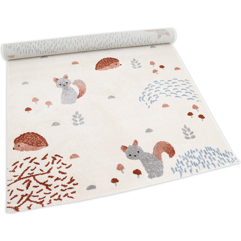 Forest Dream M Children's Rug With Forest Animals Pattern