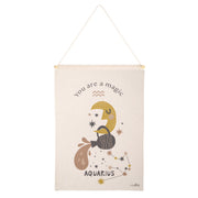 Little Aquarius Children's Wall Decoration Zodiac Sign Aquarius