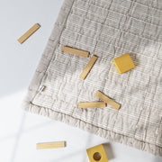Anna Sable Lave Reversible Baby Blanket