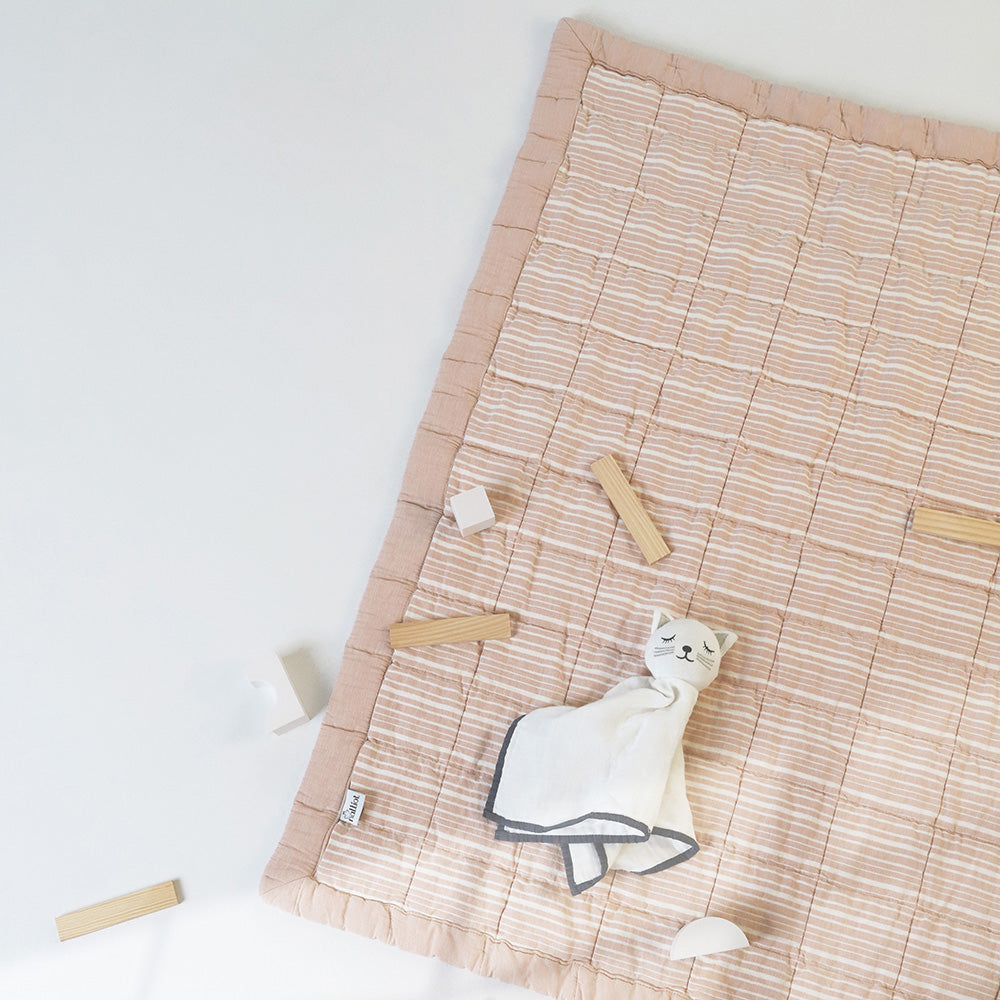 Anna Terracotta Lave Reversible Baby Blanket