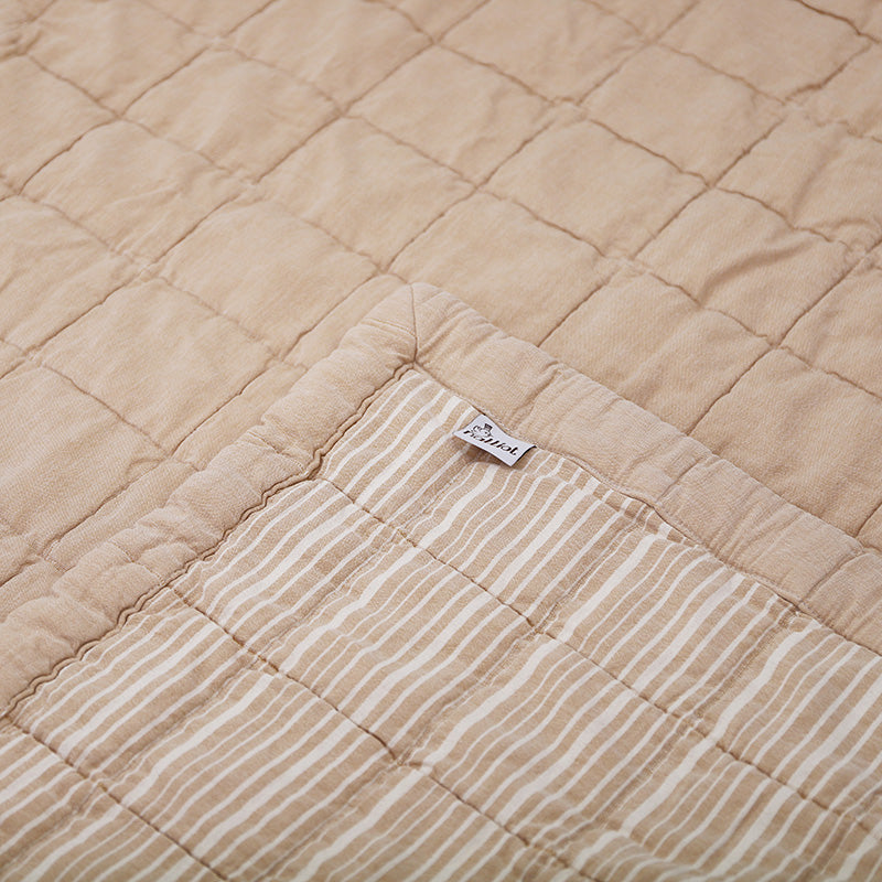 Anna Terracotta Lave Reversible Baby Blanket