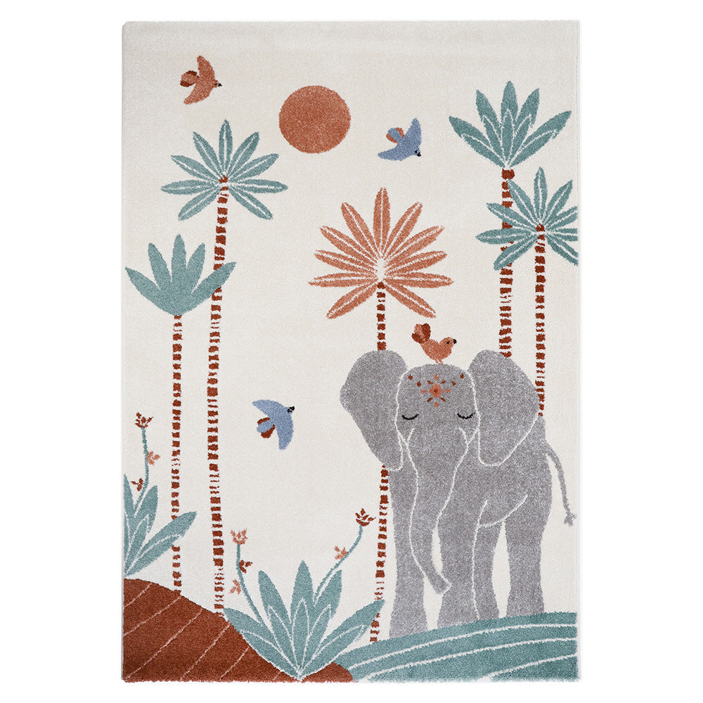 Malena Elephant Children's Rug