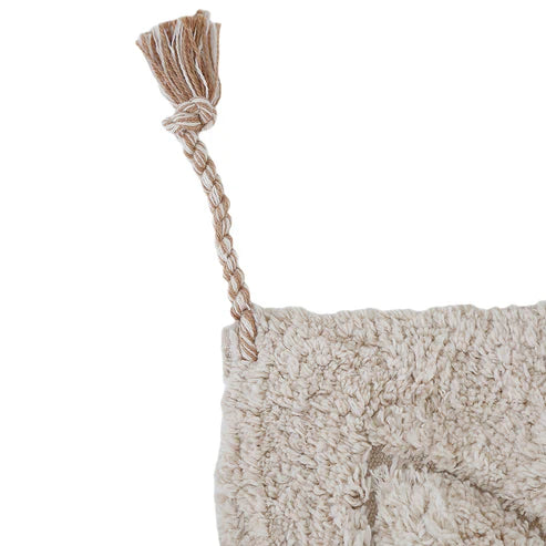 Gentle Flora Children's Bedroom Carpet In Washable Cotton With Flowers