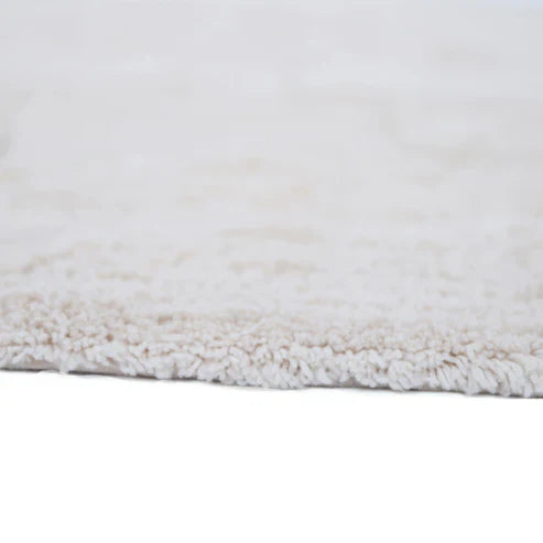 Gentle Flora Children's Bedroom Carpet In Washable Cotton With Flowers