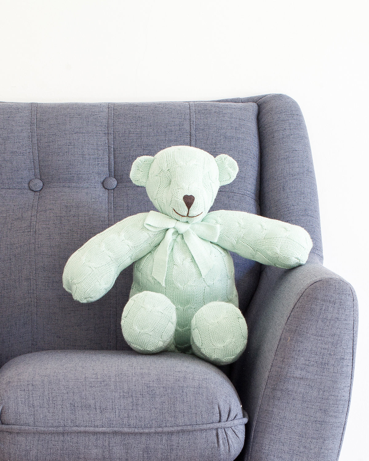 Plush Cable Knit Teddy Bear Colors