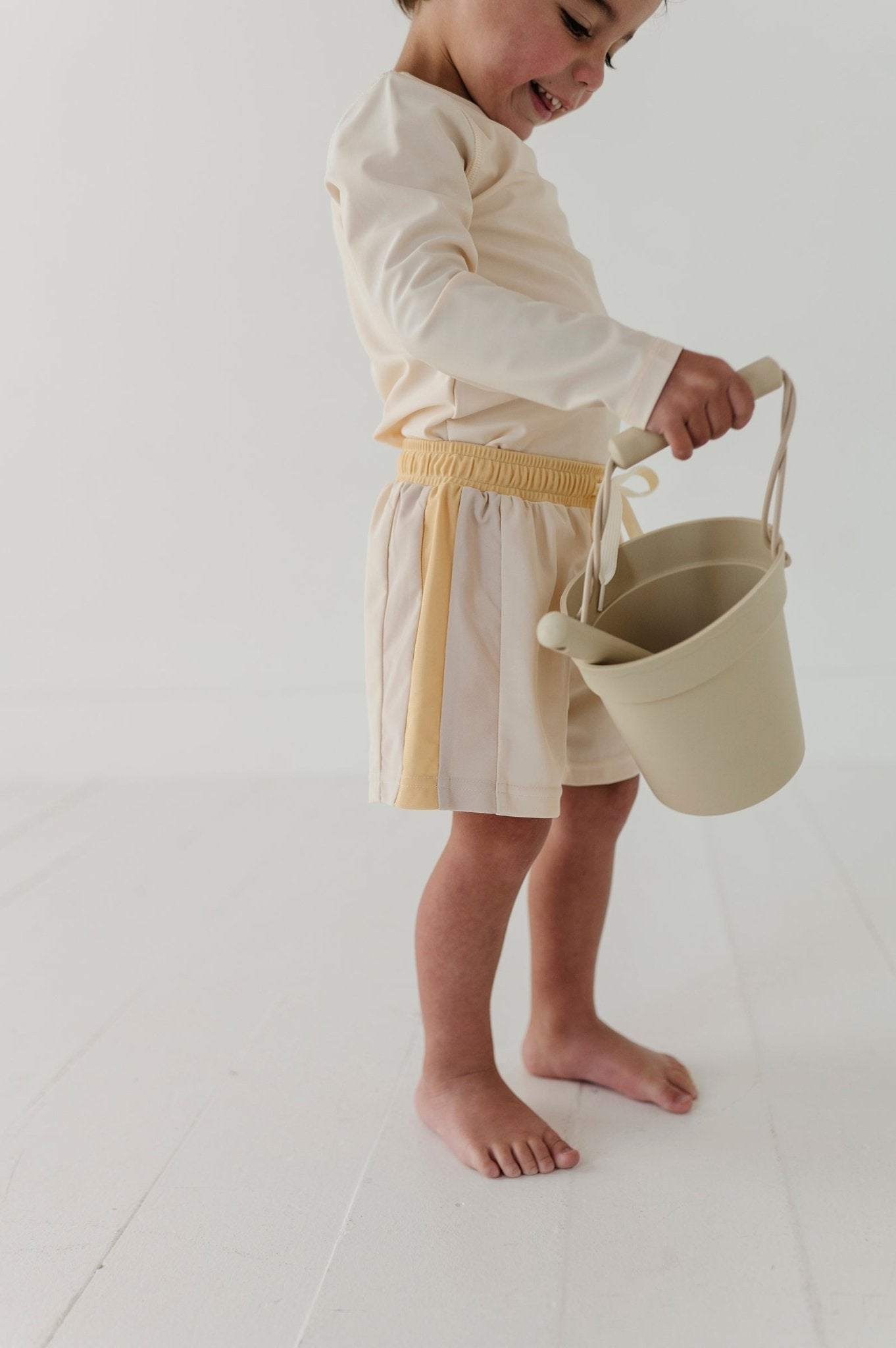 Boy's Colorblock Swim Shorts