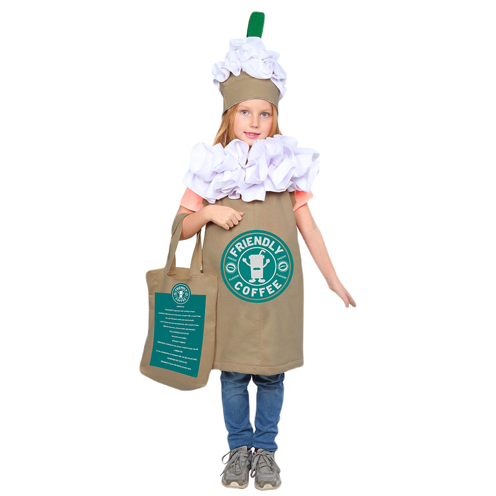 Frappuccino Coffee Costume - Kids