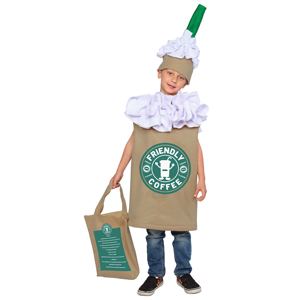 Frappuccino Coffee Costume - Kids