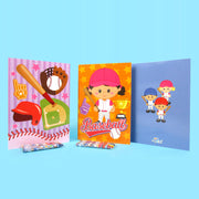 Baseball Coloring Books With Crayons Party Favors - Set Of 6 Or 12