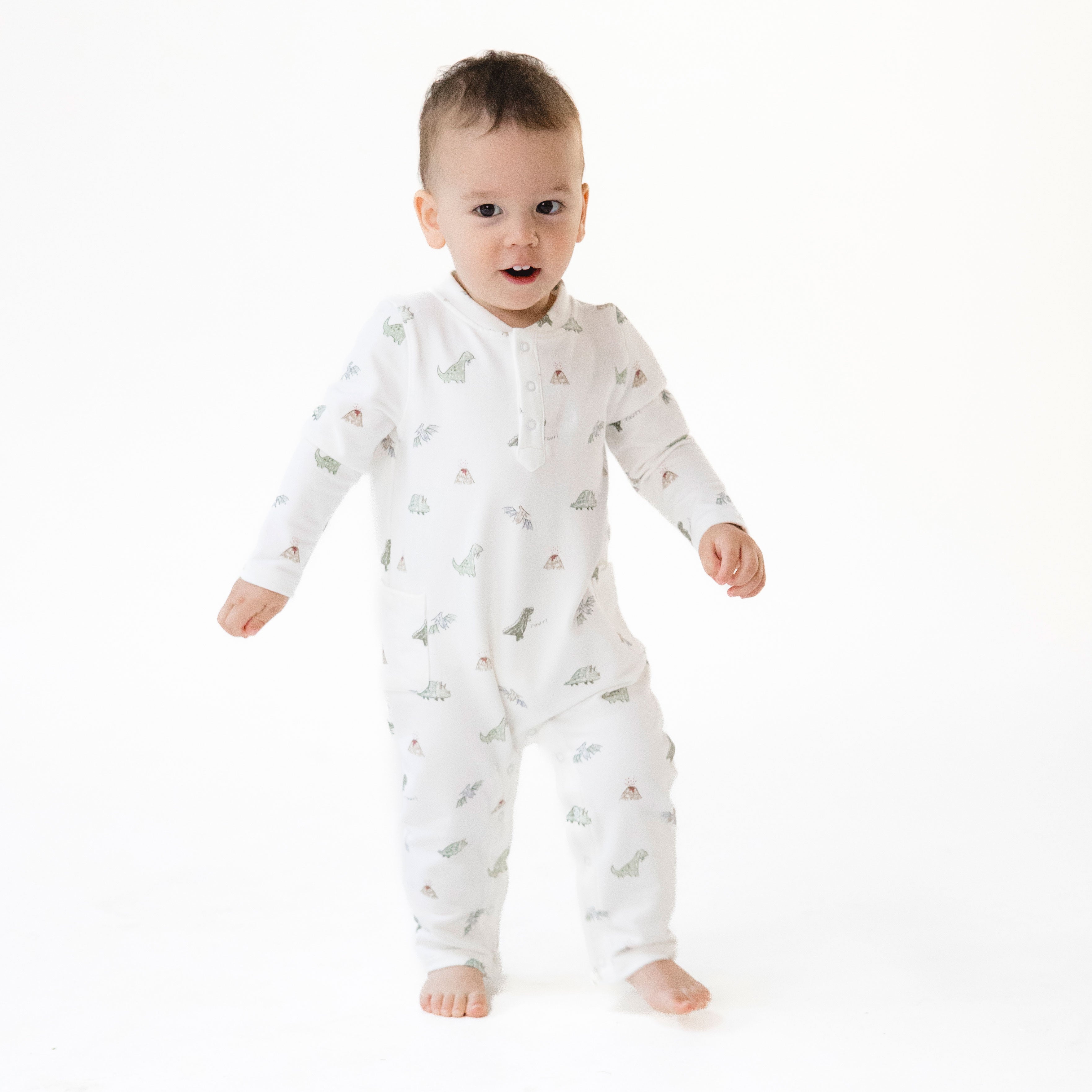 Dinos French Terry - Uni Romper