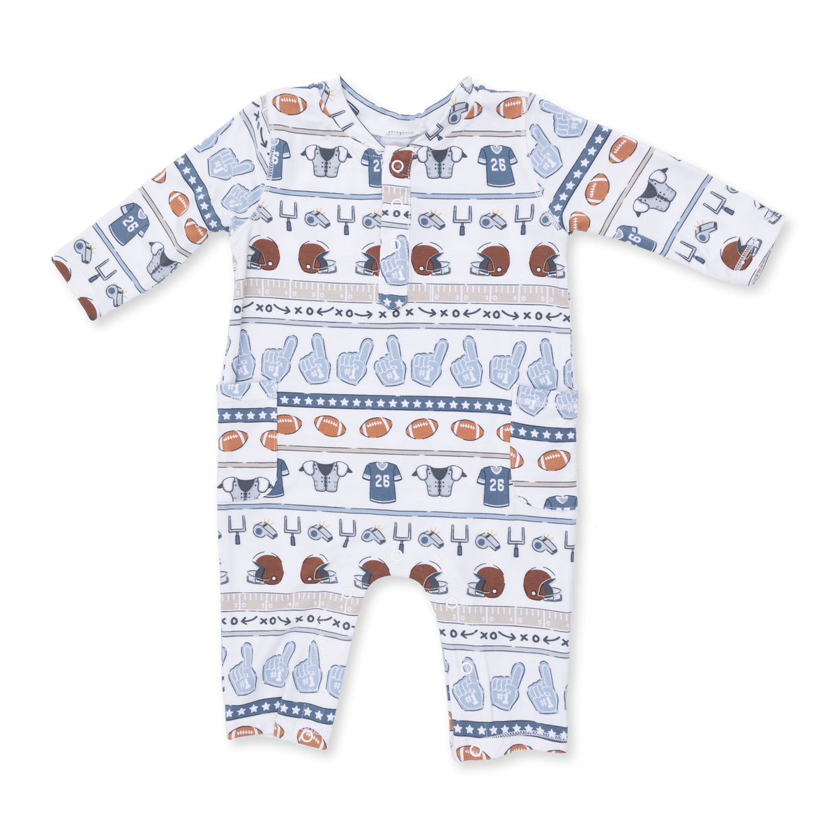 Football Stripe - Uni Romper