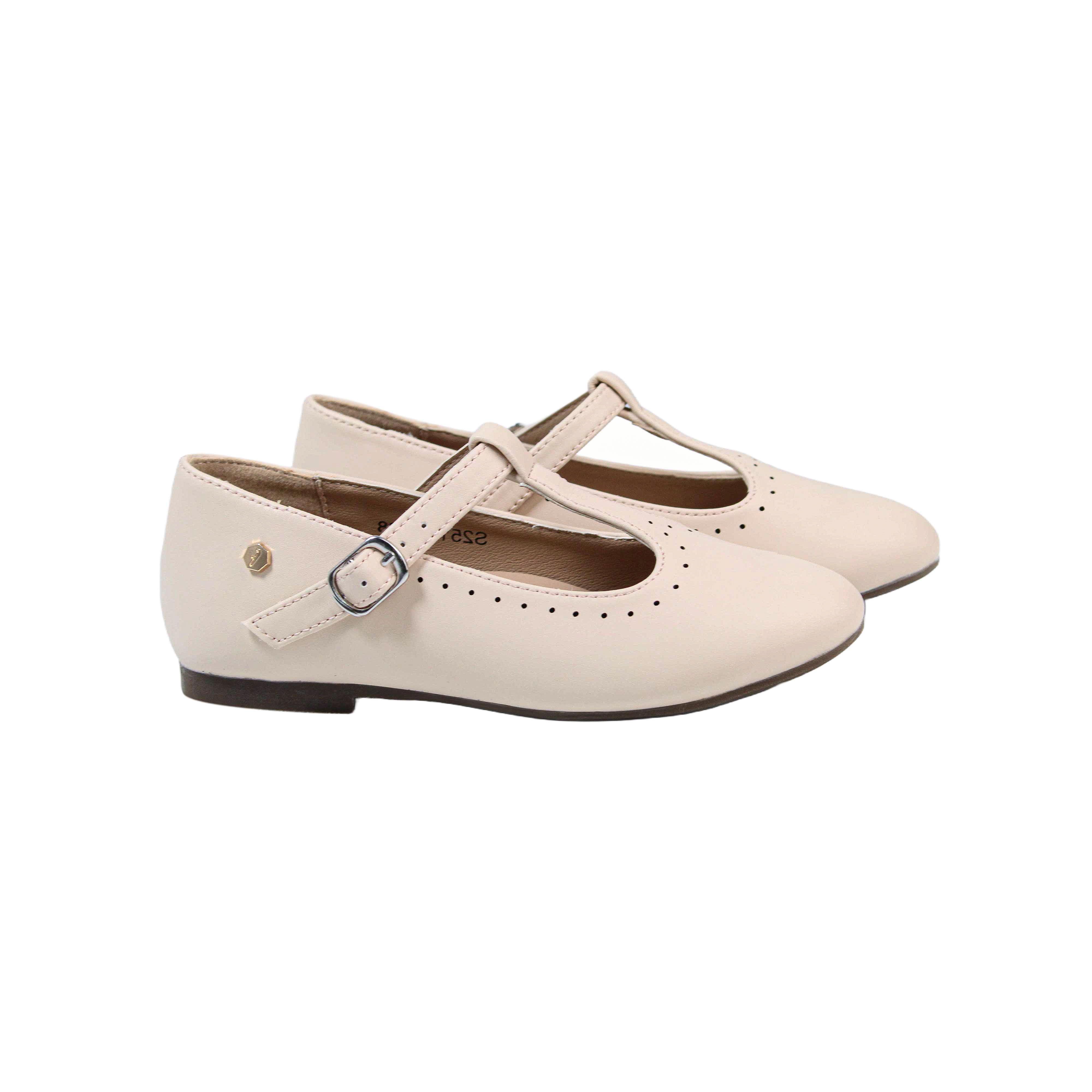 Beige Leather